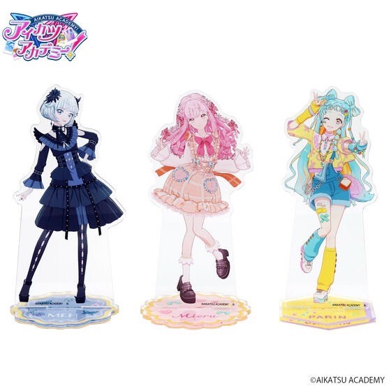 PRE-ORDER : Aikatsu Academy! Acrylic Stand Uniform ver. / School Dress ver. / Private Server ver.