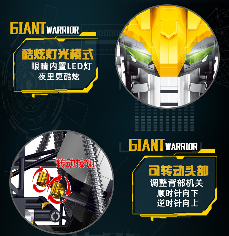 18K Super - K86 Gundam Giant Warrior 2105pcs