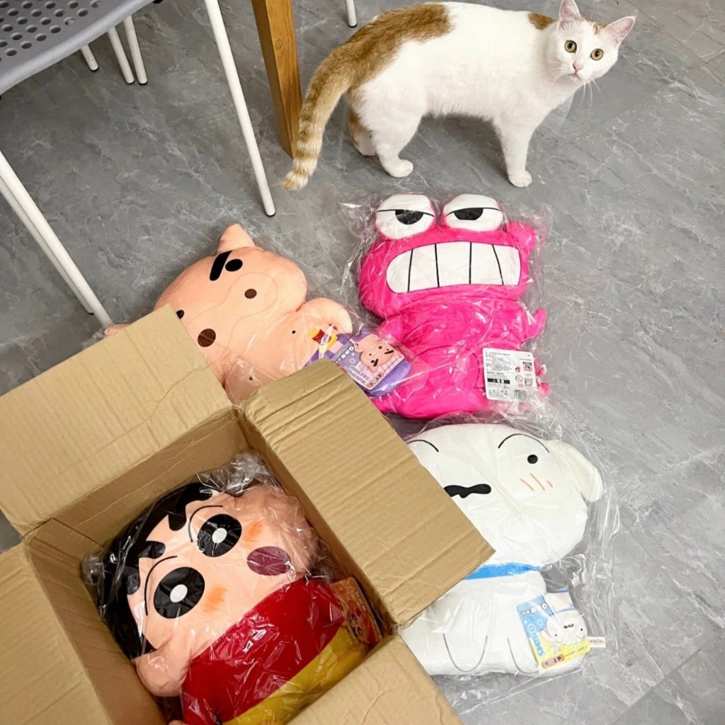 ตุ๊กตาชินจัง หมอนอิง พร้อมส่ง ร้านไทย 🚘 | Crayon Shinchan Cushion Series Plush by LCDX