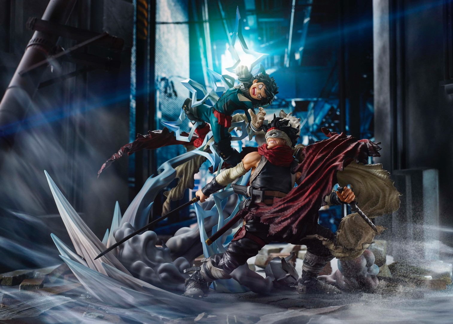 Pre-order : S-FIRE My Hero Academia Super Situation Figure: Izuku Midoriya vs. Stain by Takara Tomy