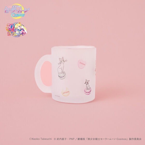 PRE-ORDER : Movie version "Sailor Moon Cosmos" x RoseMarie seoir Collaboration Glass Mug