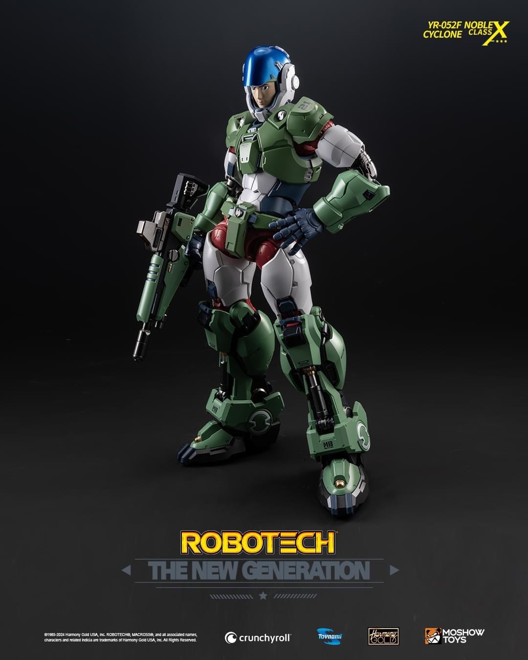 Pre-order : Noble Class X Series Robotech The New Generation: YR-052F Transformable Cyclone by Toynami x Moshow Toys