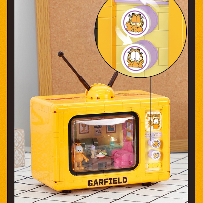 Balody 20145 Garfield Television 1056pcs (มีไฟ)