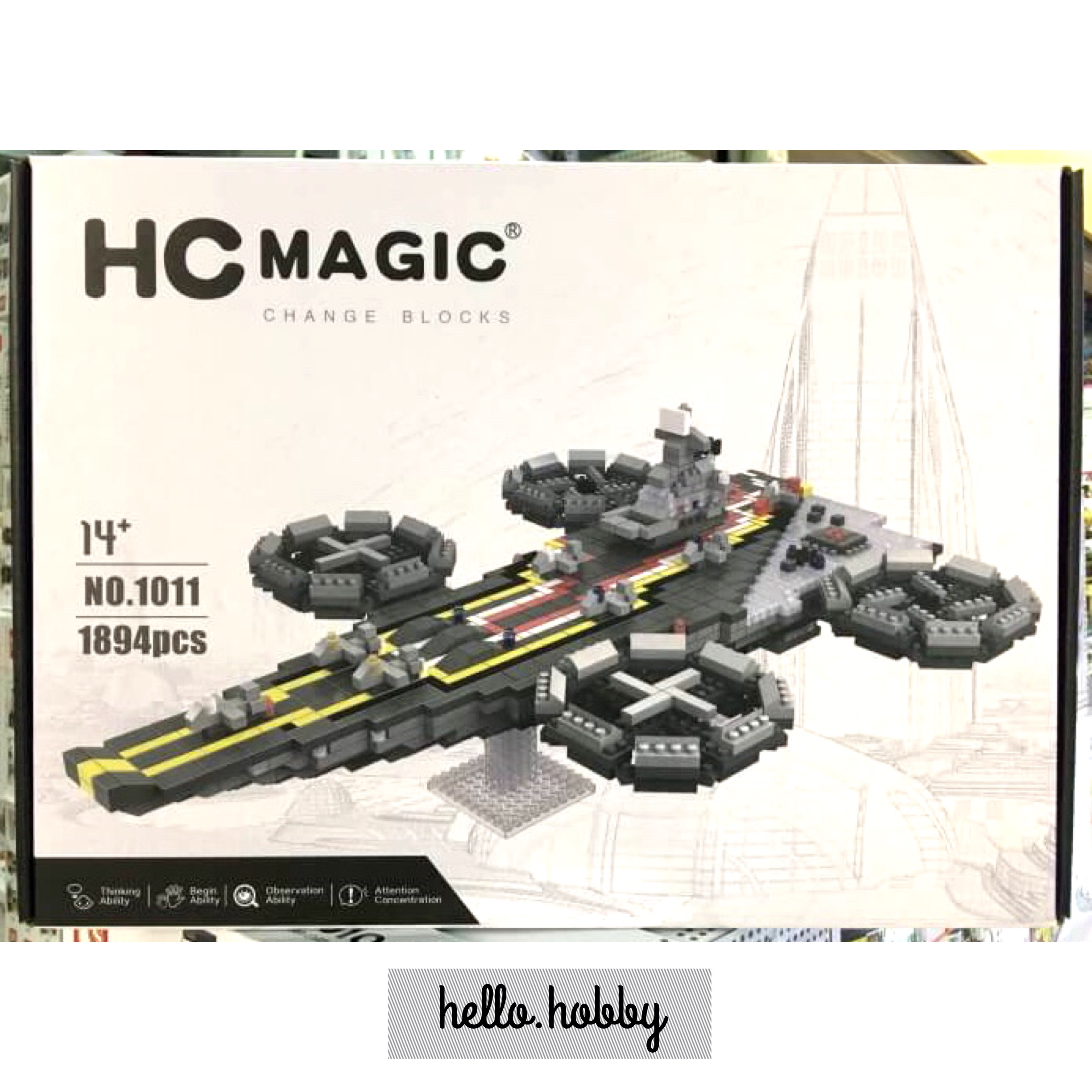 HC Magic 1011 Shield Helicarrier 1694pcs