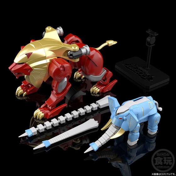 PRE-ORDER : SMP [SHOKUGAN MODELING PROJECT] Hyakujuu Gattai Gao Lion & Gao Elephant