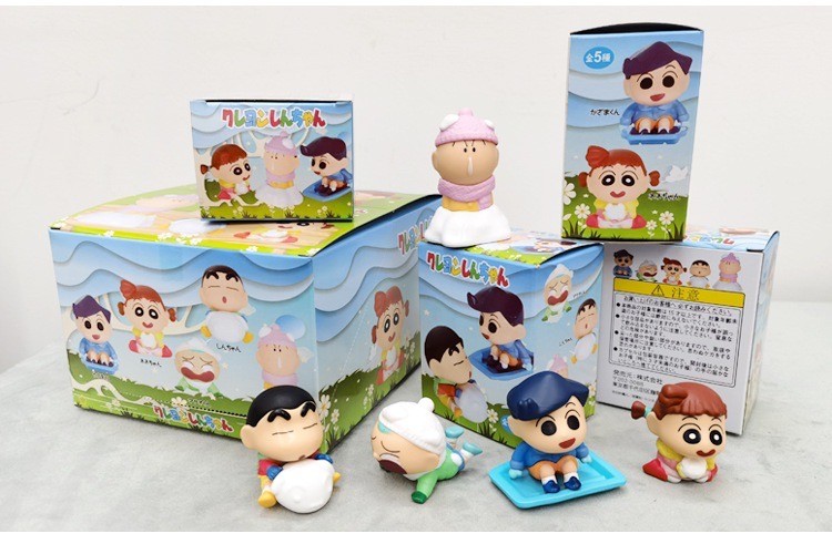 โมเดล Crayon Shinchan - Snow Battle Winter Series (Set of 5)