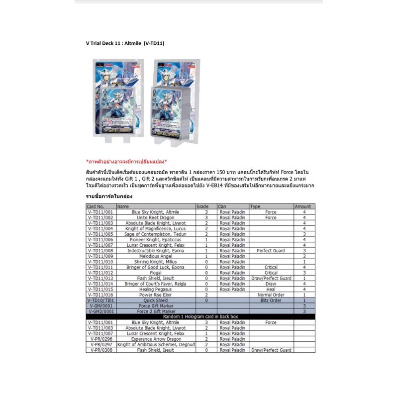 VGT-V-TD10 / TD11 / TD12