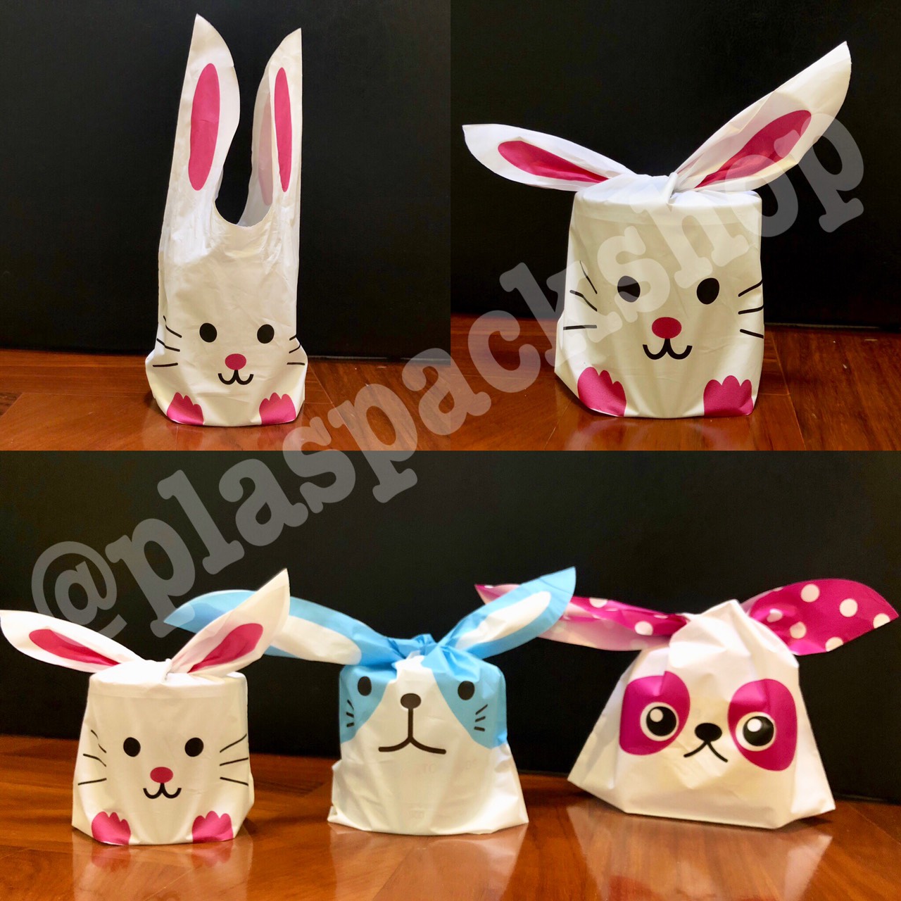 ถุงหูหระต่าย 16 x 29 cm 10ใบต่อเเพ็ค