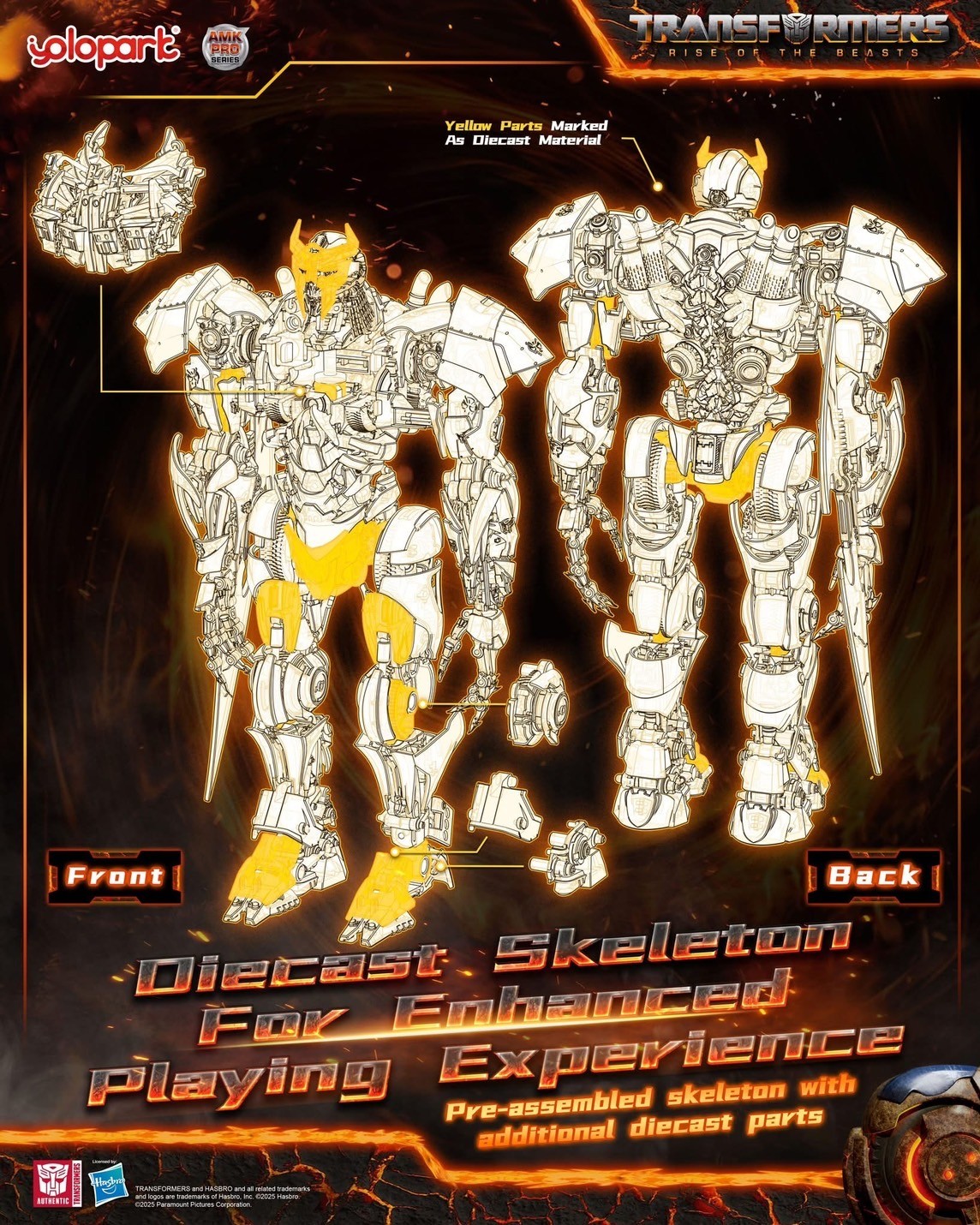 Pre-order : AMK PRO Series Transformers: Rise of the Beasts Scourge Model Kit by YOLOPARK