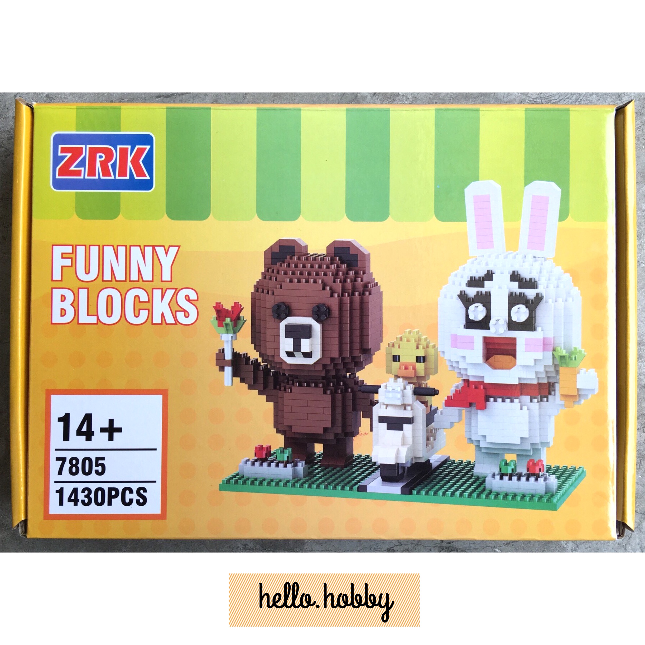 ZRK 7805 Line Town Brown, Cony and Sally 1430pcs