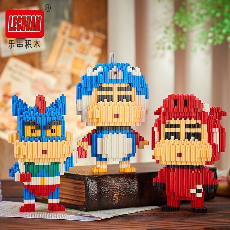 ตัวต่อนาโนชินจังแบบเฟือง Size L - Lechuan 68648 - 68651 Crayon Shinchan Cosplay