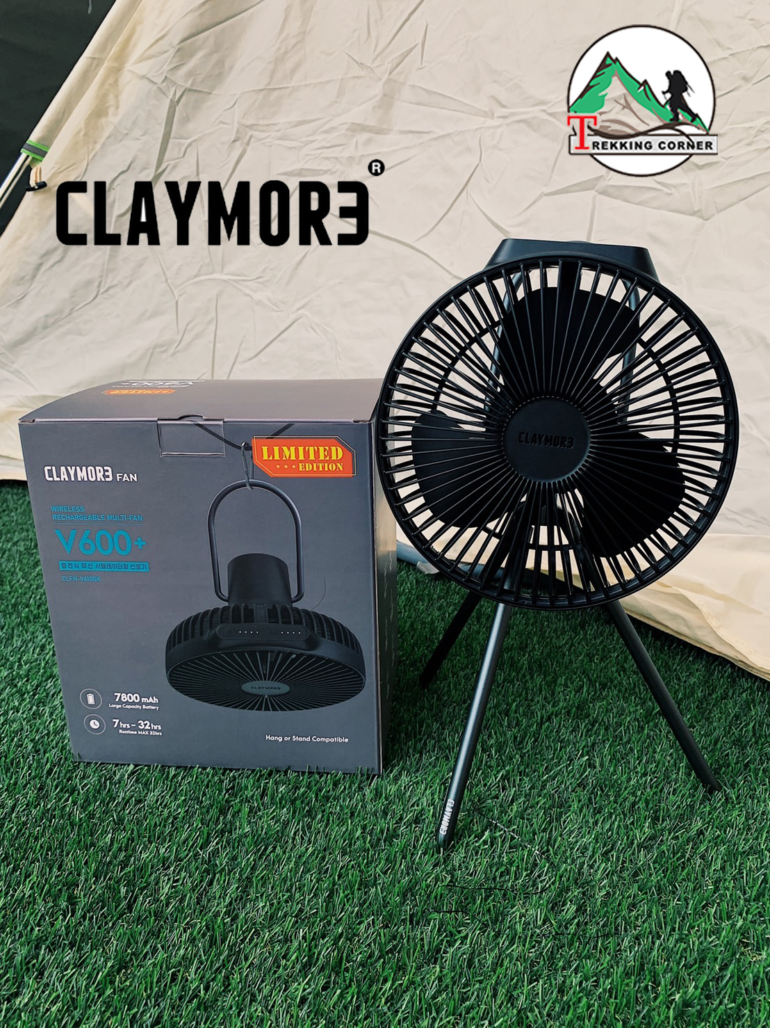 พัดลม CLAYMORE V600 Plus V600+ Black Limited