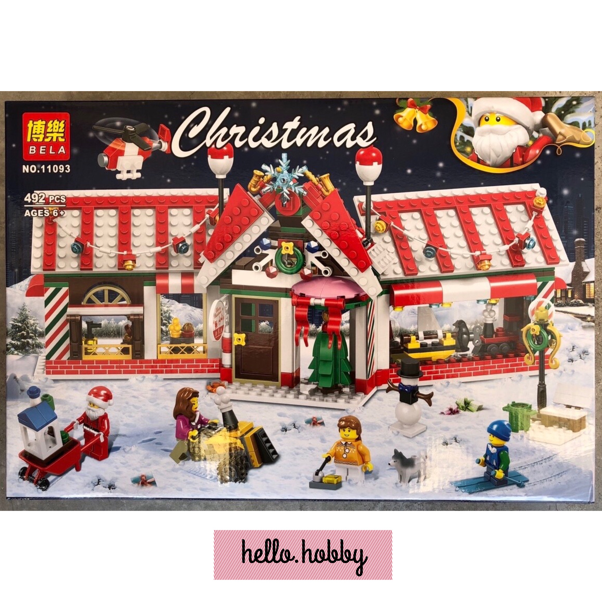 Bela 11093 Christmas Shop 492pcs