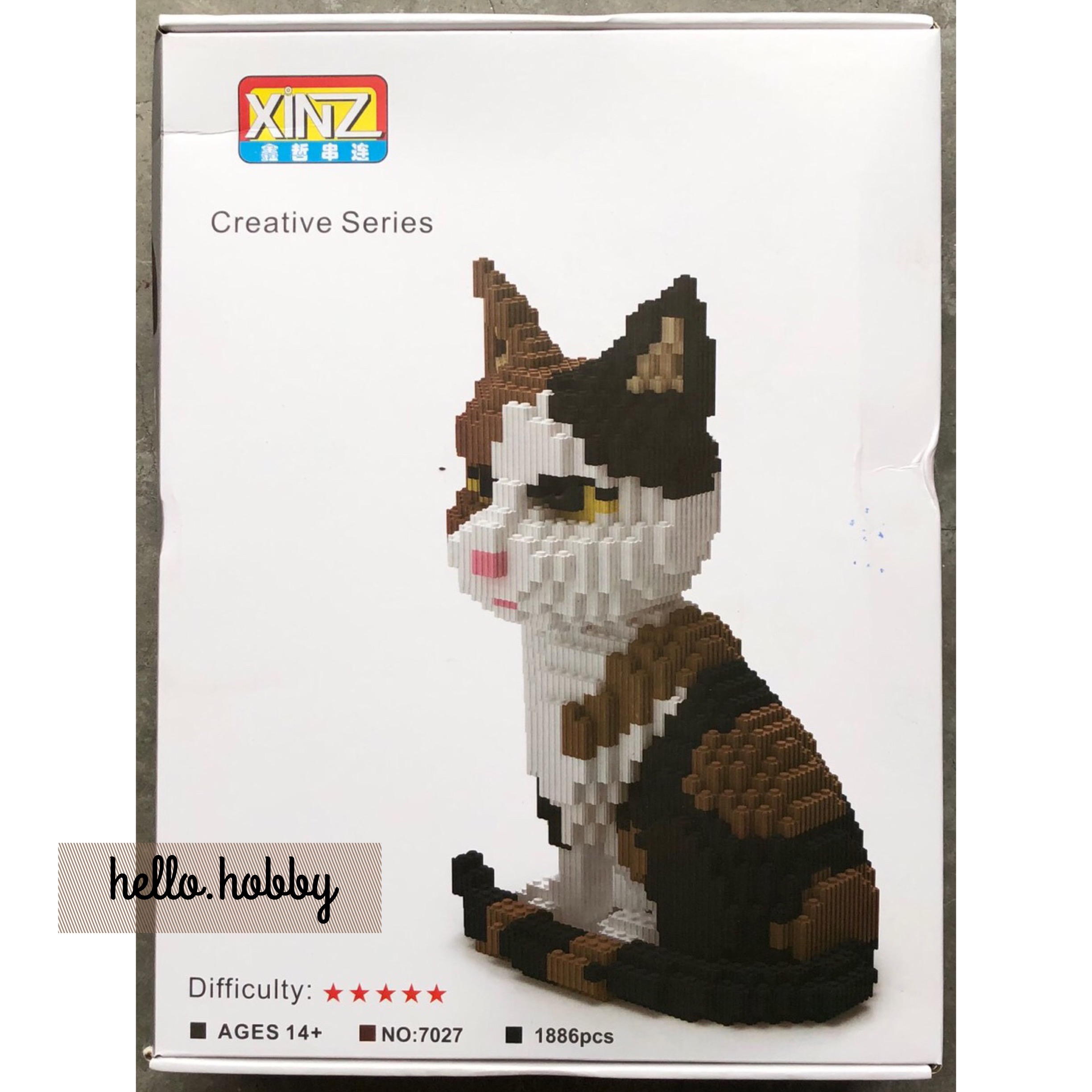 Xinz 7027 Cat 1886pcs(แบบเฟือง)