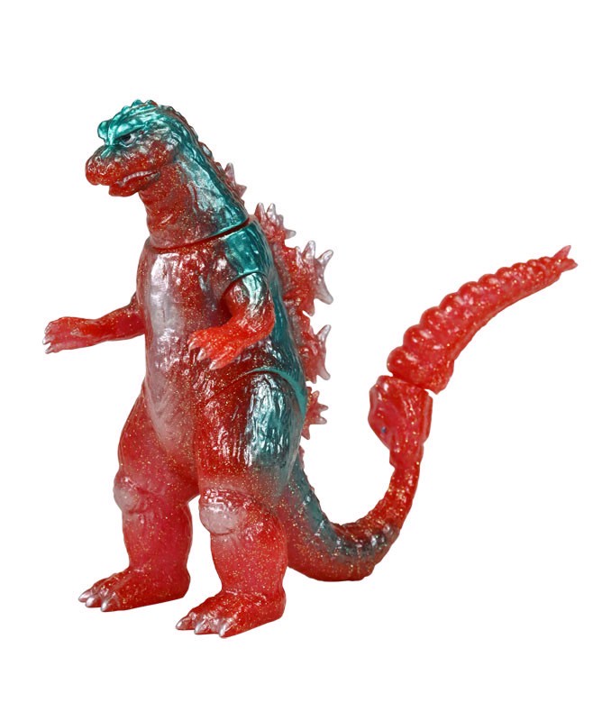 Godzilla - CCP Middle Size Series - Godzilla Vol.12 - Godzilla (1964) Retro Red Green Glitter Ver. Soft Vinyl by CCP (Lot JP)
