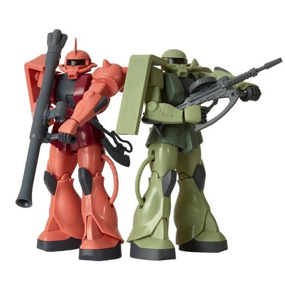 PRE-ORDER : Sound Warrior Premium Char's Zaku / Mass-Produced Zaku
