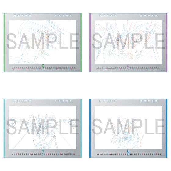 PRE-ORDER : Scryed Alteration KEYFRAMES CALENDAR 2022 -Hirai Hisashi Animation Original Picture-