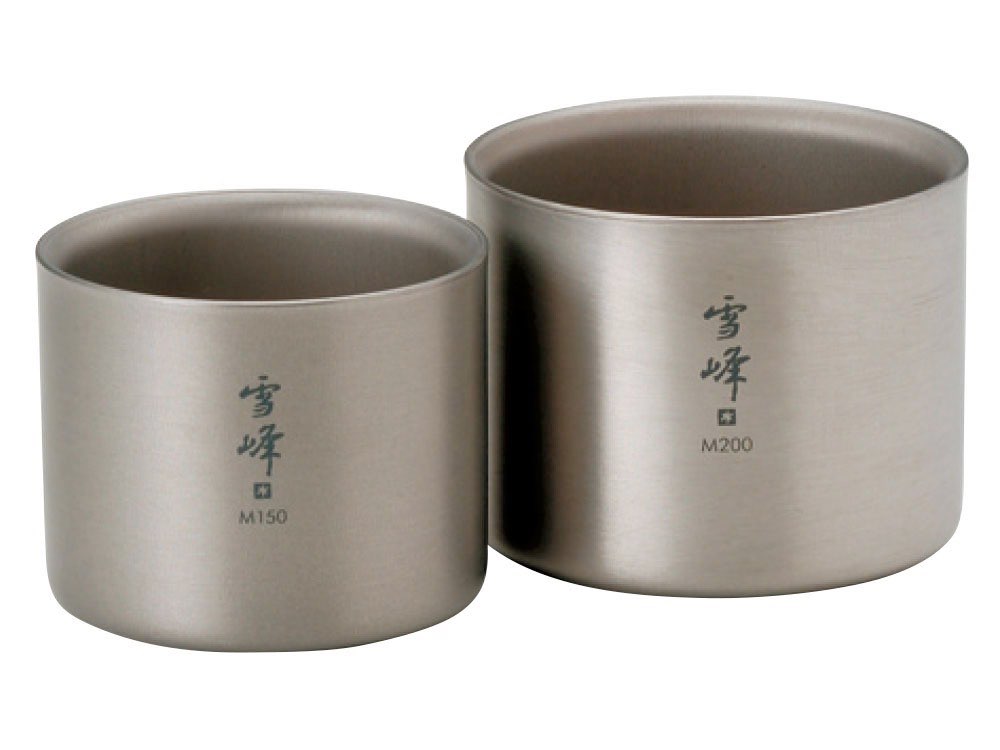 SnowPeak Titanium Stacking Double Wall Ware Combo Set