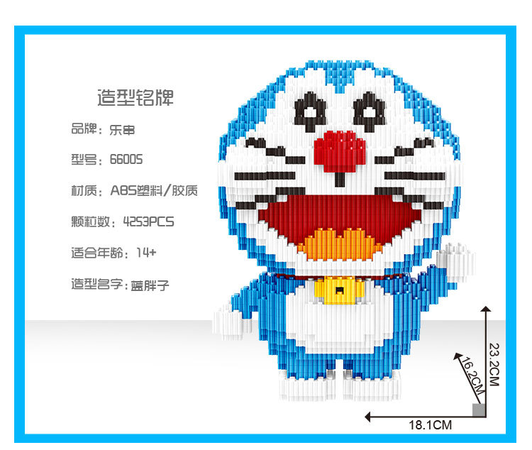 Lechuan 66005 Doraemon 4253pcs (แบบเฟือง)