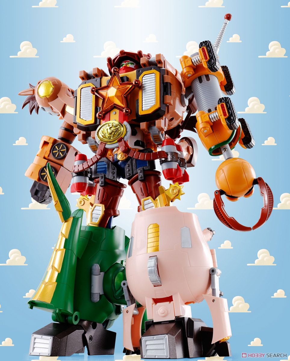 Chogokin TOY STORY Super Combined Woody Robo Sheriff Star