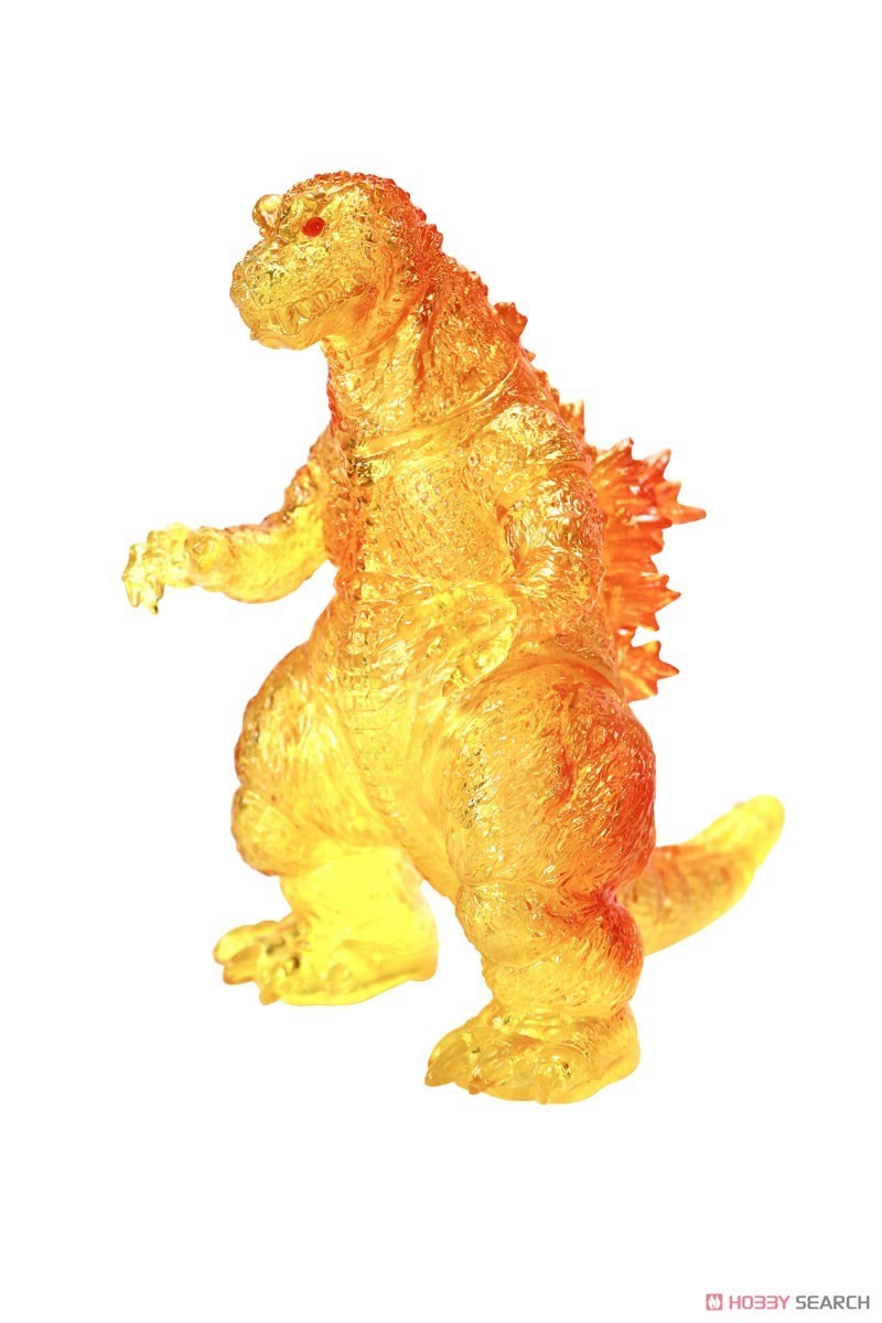 Godzilla - CCP Middle Size Series Godzilla EX Vol.4 Godzilla (2001) Clear Orange Ver. Soft Vinyl (Lot JP) by CCP