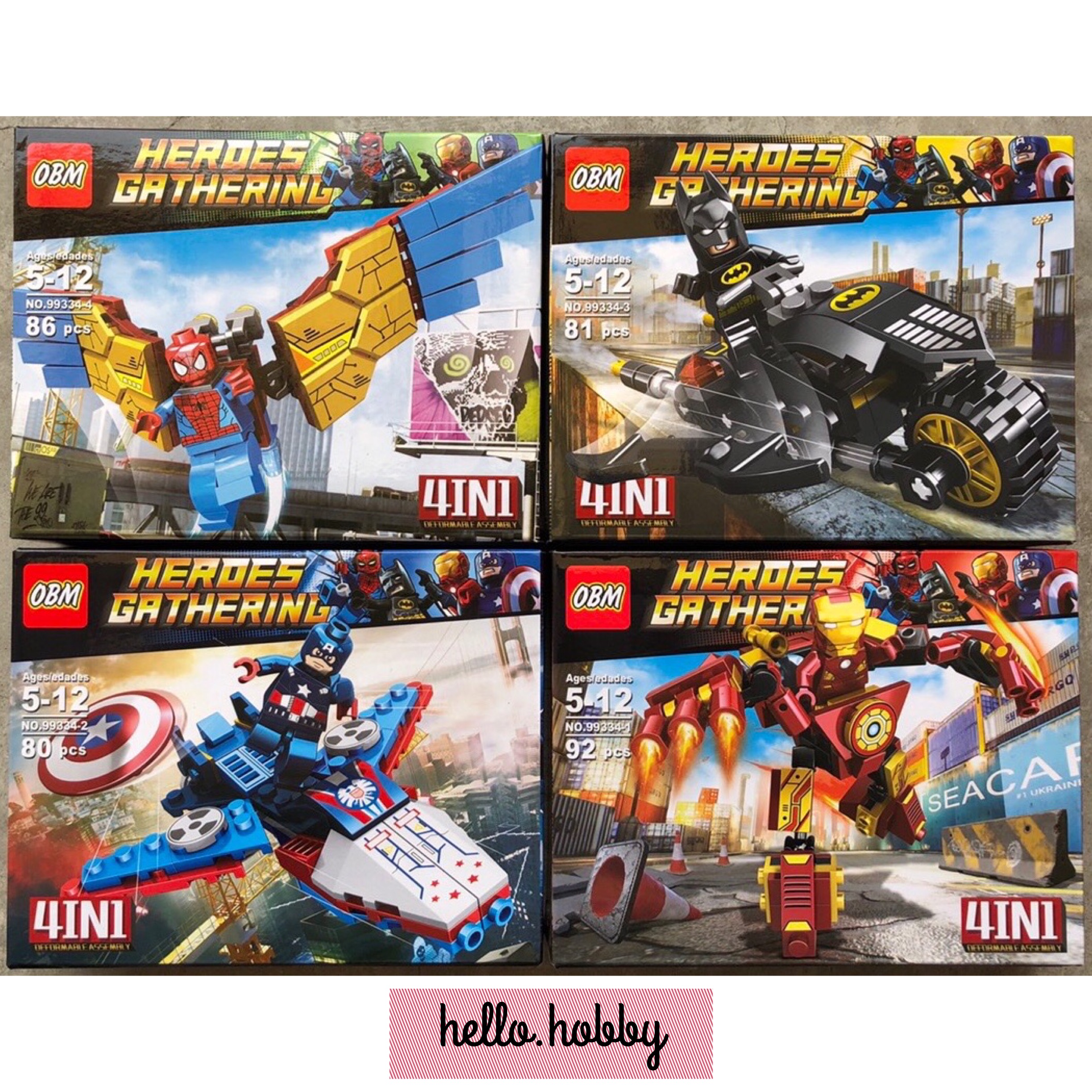 OBM 99334 1-4 Avengers