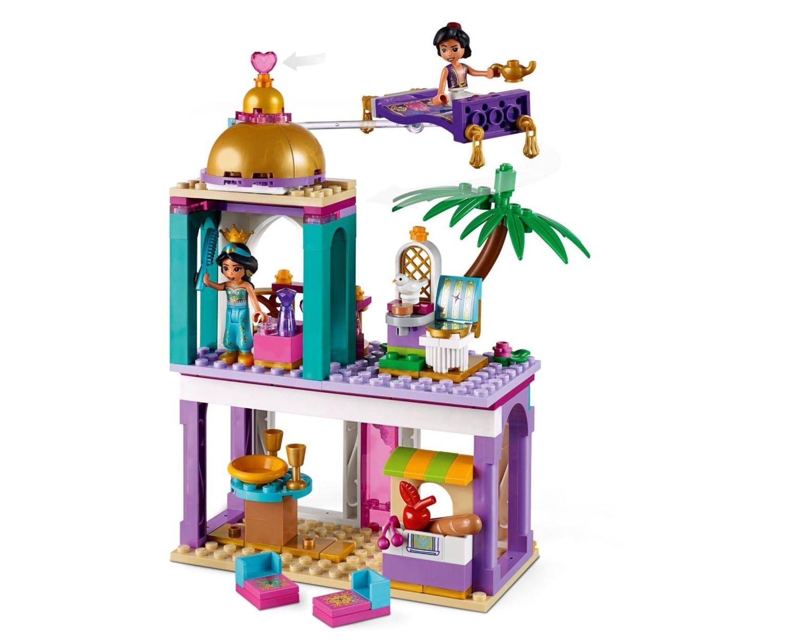 Lele 37104 Aladdin's and Jasmine's Palace Adventures 216pcs