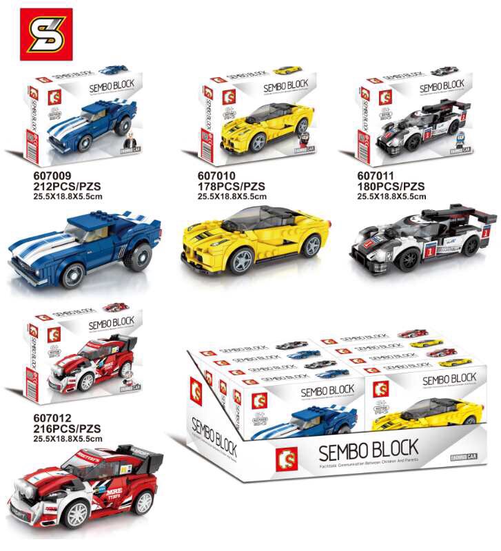 Sembo 607009-607012 Speed Champions