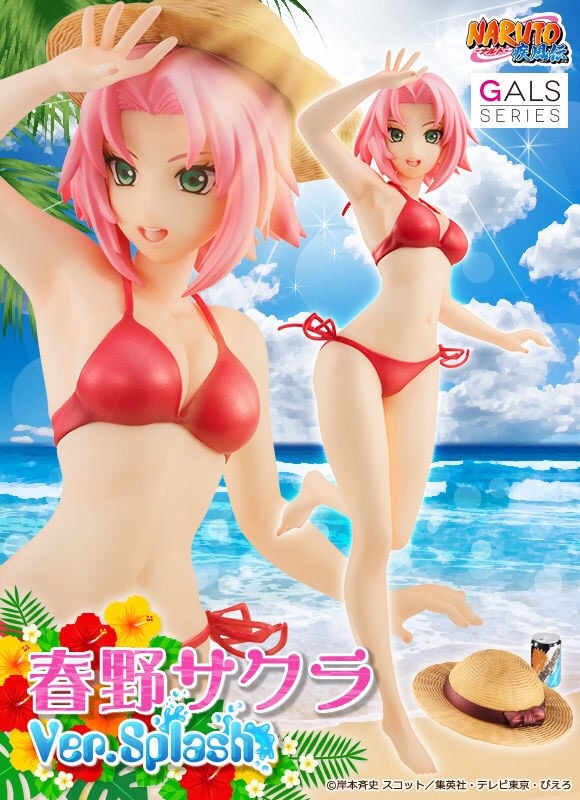PRE-ORDER : NARUTO GALS NARUTO SHIPPUDEN SAKURA HARUNO VER.SPLASH PVC FIGURE