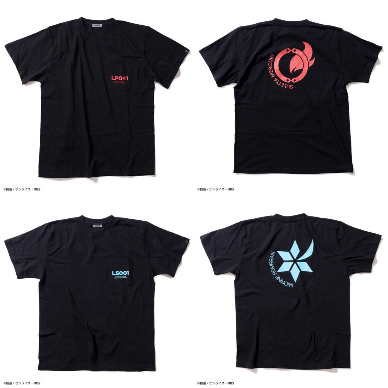 PRE-ORDER : STRICT-G "Mobile Suit Gundam The Witch from Mercury" Short Sleeve Pocket T-shirt