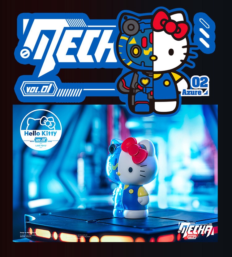 Mecha Hello Kitty Vol.01 Series Blind Box by Lam Toys (Set of 6+1)