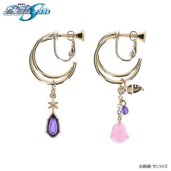 PRE-ORDER : Mobile Suit Gundam SEED Lacus/Cagalli Motif Ear Accessories