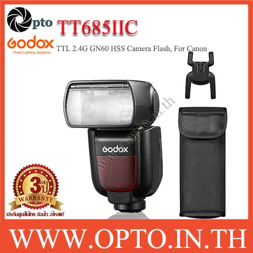 Godox TT685II-C Camera Flash Speedlite, 2.4G HSS 1/8000s TTL GN60 Flash for Canon Camera TT685