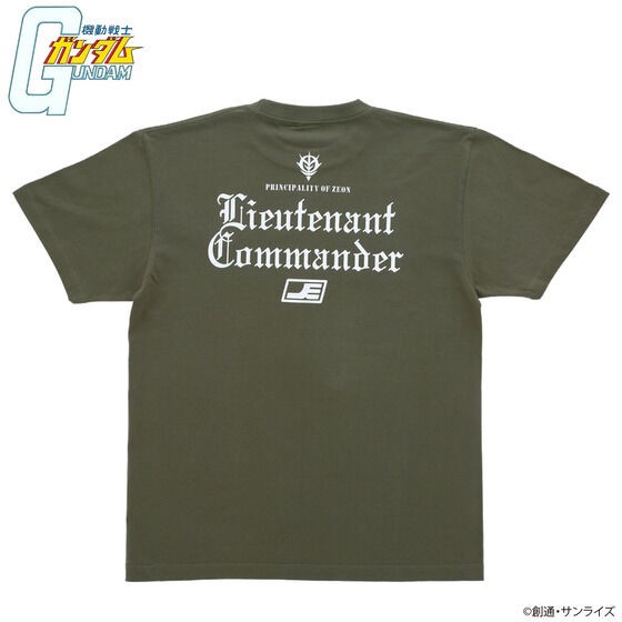 PRE-ORDER : Mobile Suit Gundam Rank Insignia Motif Series T-shirt