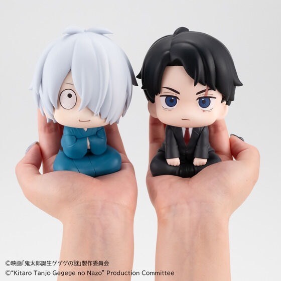 PRE-ORDER : Rukappu Movie "The Birth of Kitaro: The Mystery of Gegege" Kitaro's Father & Mizuki Set [Includes Limited Cushion]