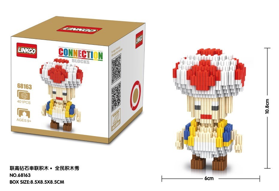 Linkgo 68161-68164 Super Mario (แบบเฟือง)