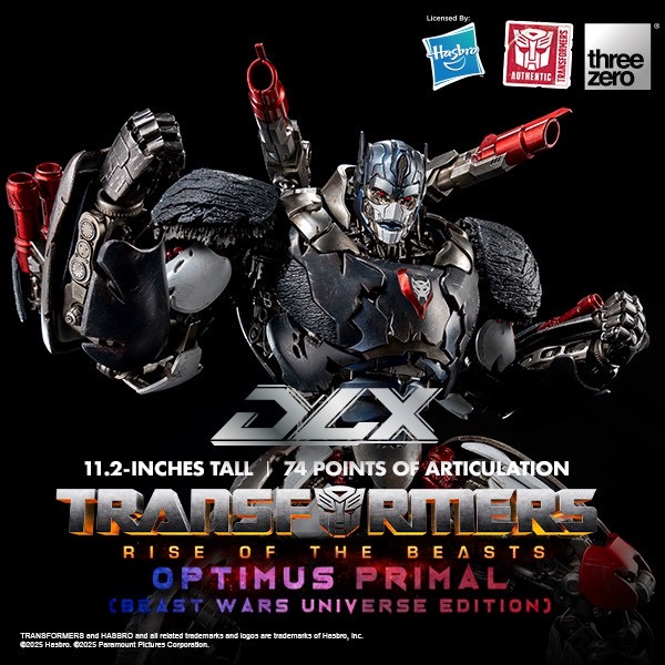 Pre-order : Transformers: Rise of the Beasts DLX Optimus Primal (Beast Wars Universe Edition) (Standard Ver.) by Threezero