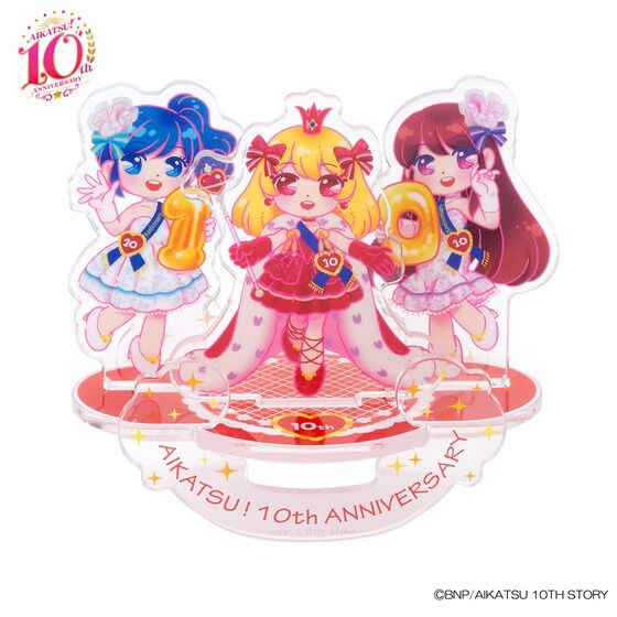 PRE-ORDER : AIKATSU! 10th ANNIVERSARY Yurayura Acrylic Stand