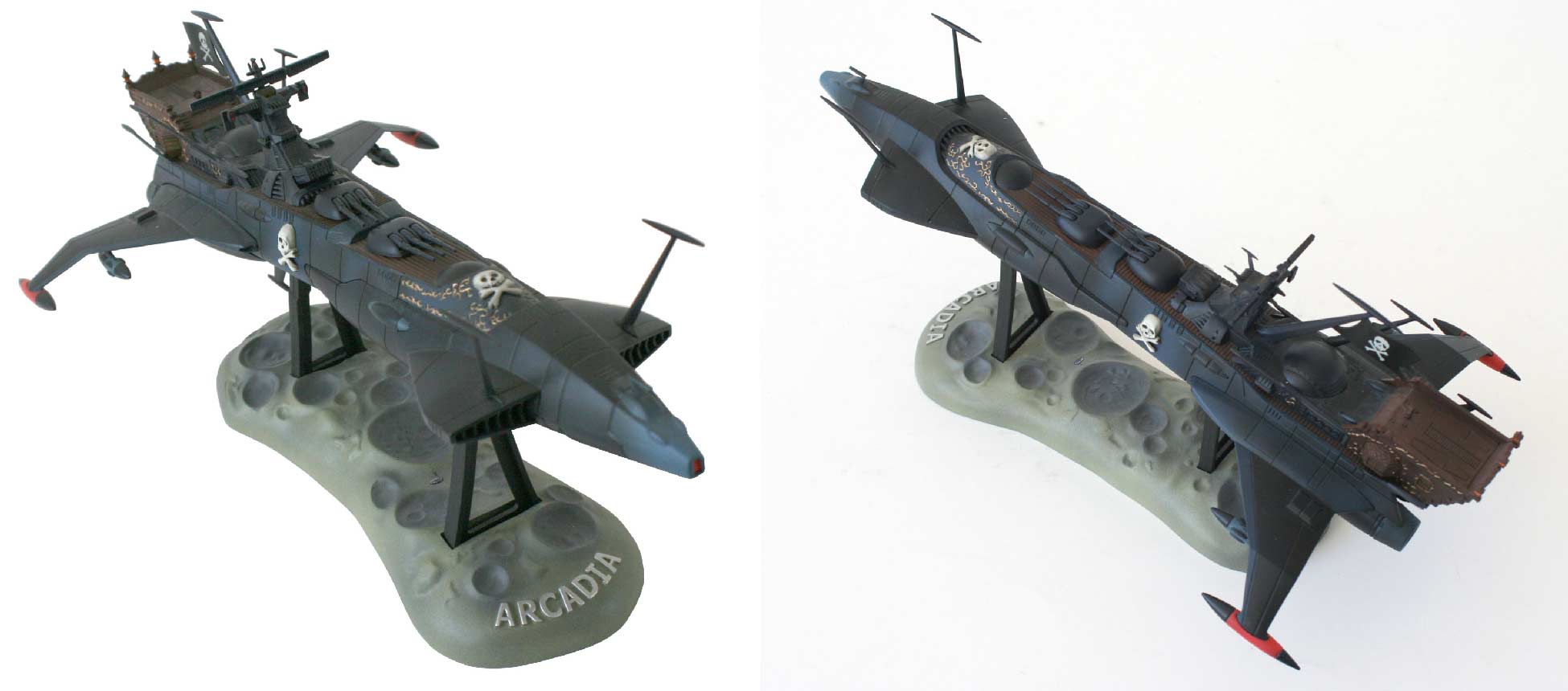 SGM-20 Space Pirate Captain Harlock Arcadia Blue Color by Aoshima