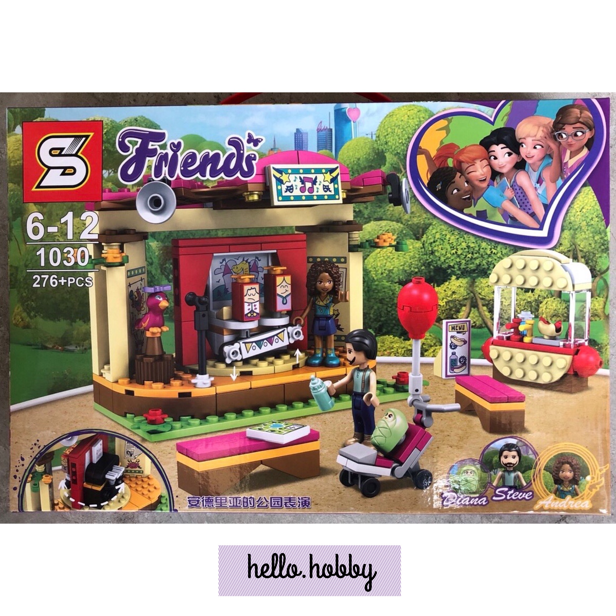SY 1030 Friends Andrea's Park Performance 276pcs