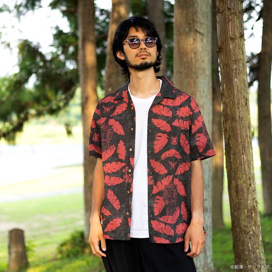 PRE-ORDER : STRICT-G PAIKAJI "Mobile Suit Gundam Cucuruz Doan's Island" Aloha Shirt