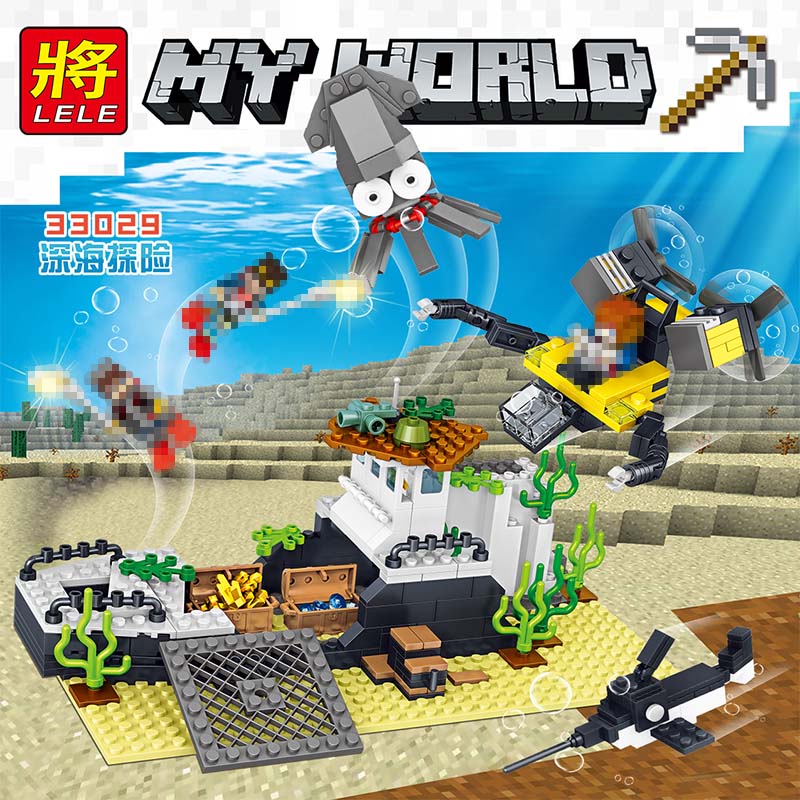 Lele 33029 Minecraft Deep Sea Adventure 351pcs