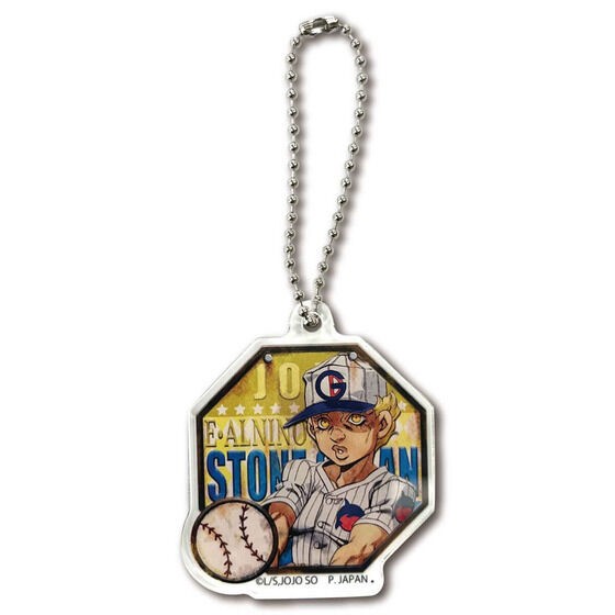 PRE-ORDER : JoJo's Bizarre Adventure: Stone Ocean Retro Signboard Keychain Part2