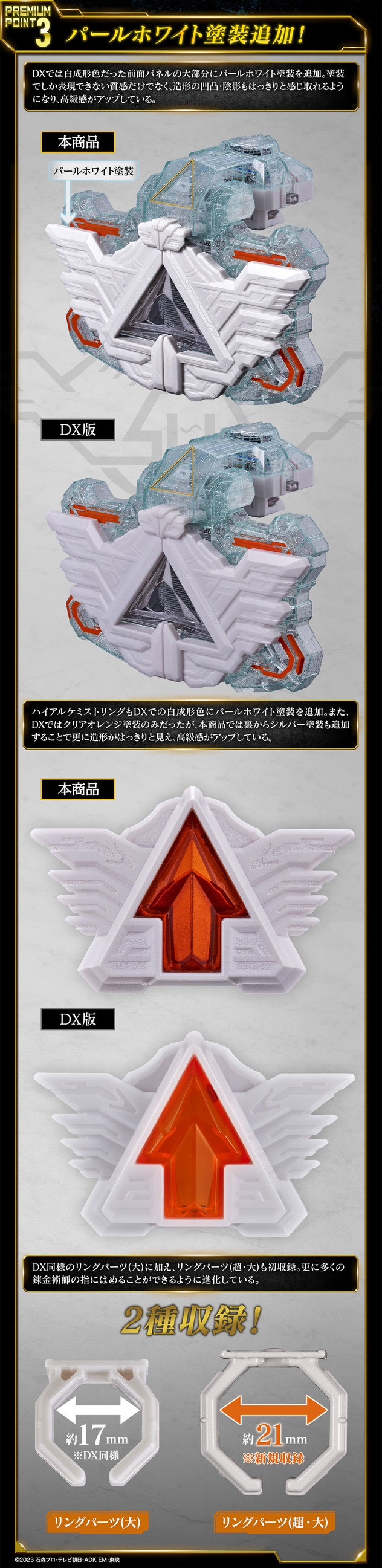 PRE-ORDER : PREMIUM DX Memorial Alchemis Driver Unit (Kamen Rider Gotchard)