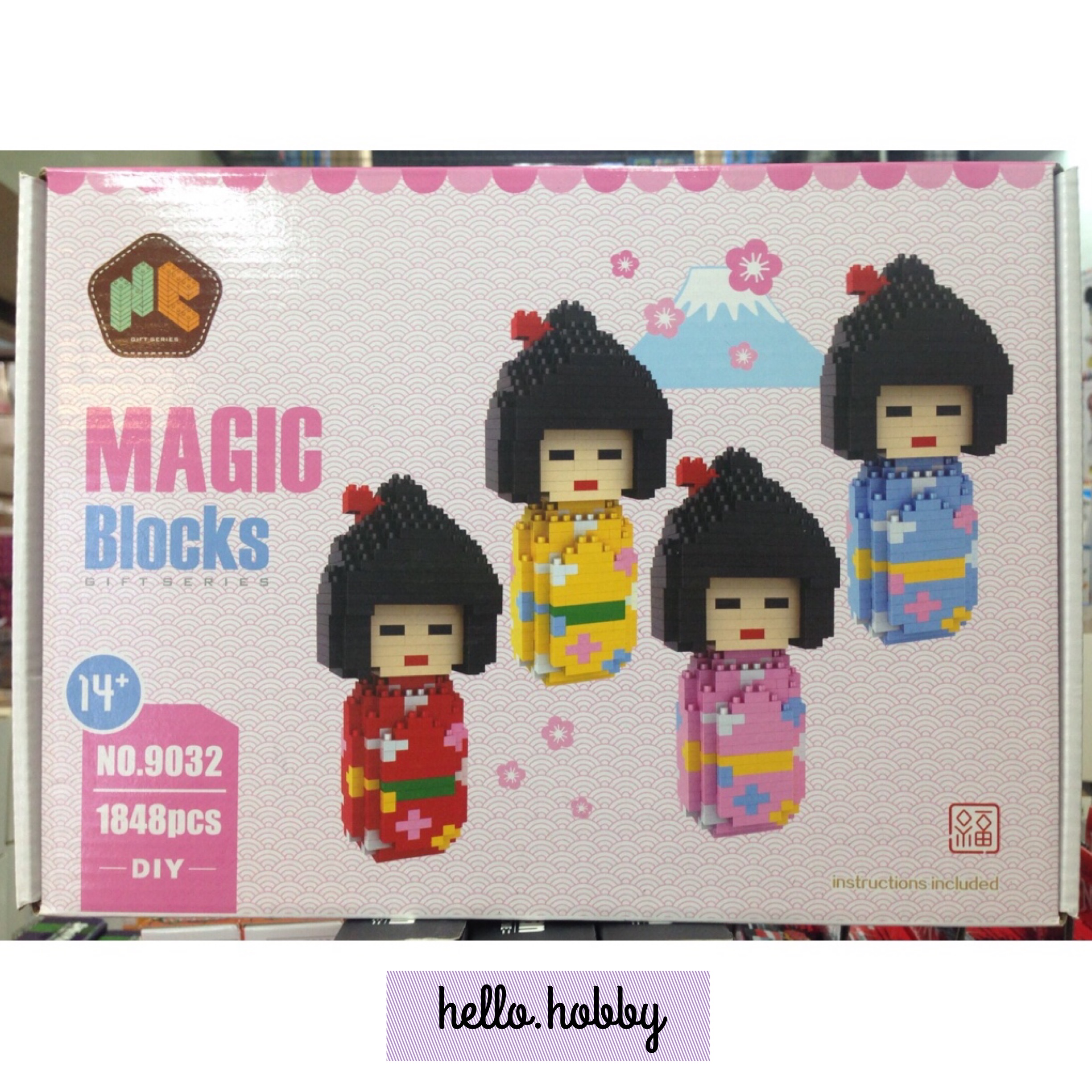 HC Magic 9032 Kokeshi Doll 1848pcs