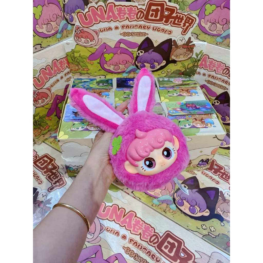 ตุ๊กตาพวงกุญแจ UNA Fantasy World - Roll Plush Toy Series by The Clock Toys