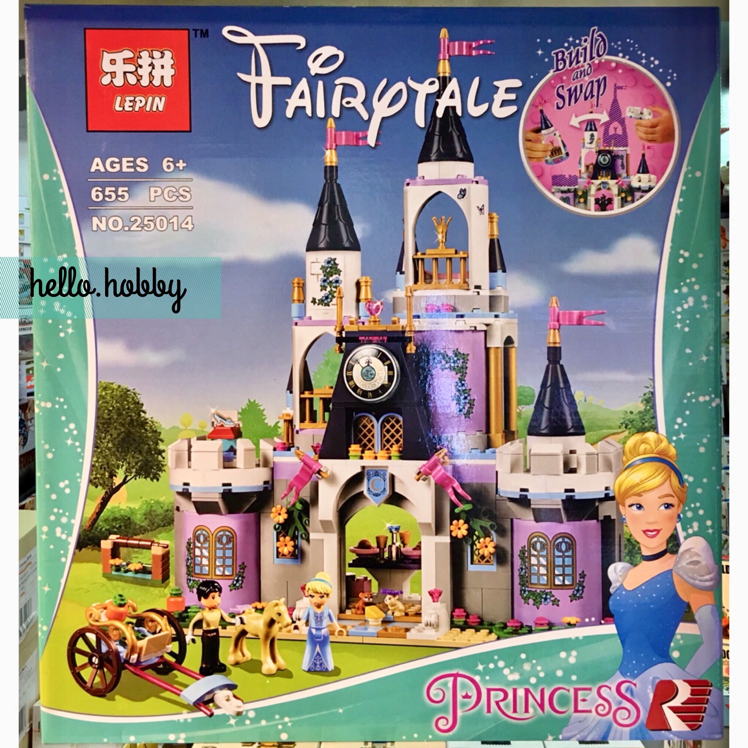Lepin 25014 Cinderella's Dream Castle 655pcs