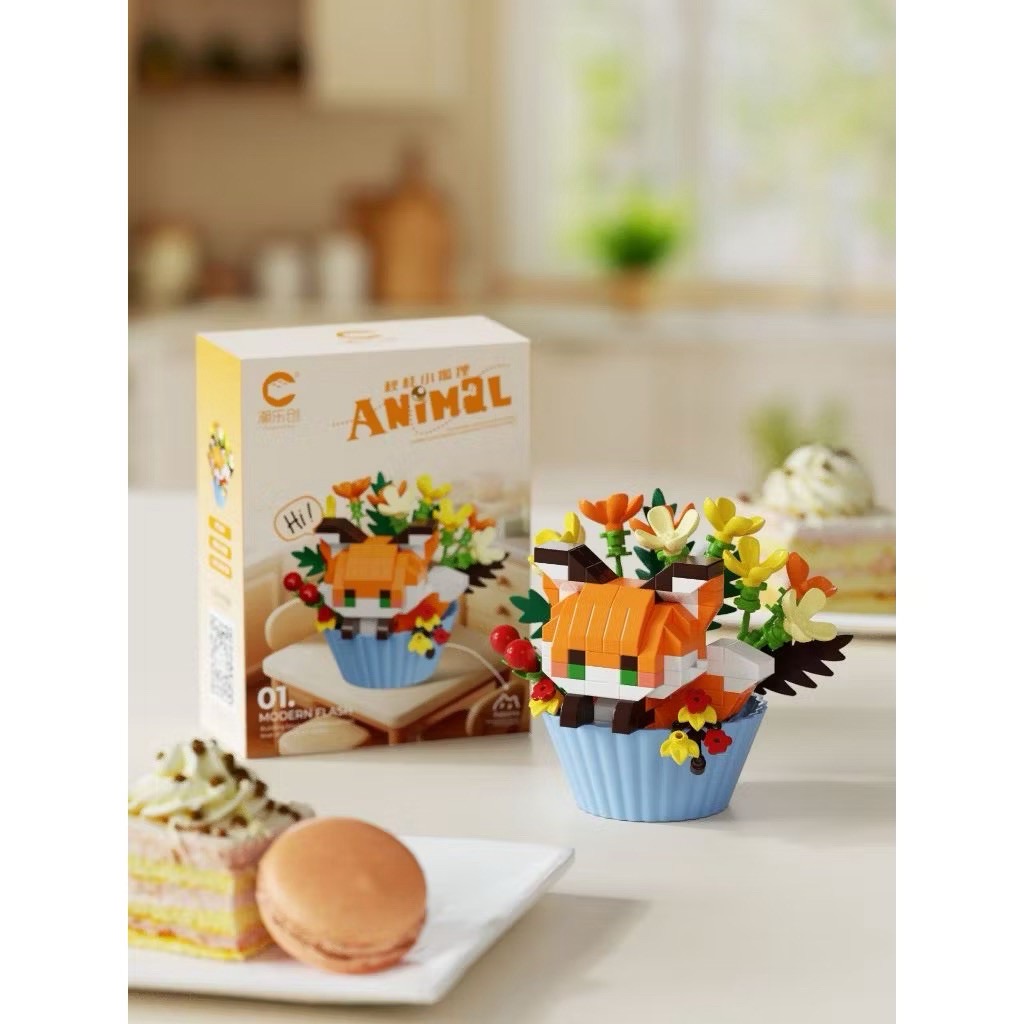 CLC Animal Cupcake ( สัตว์น้อยในกระถาง )