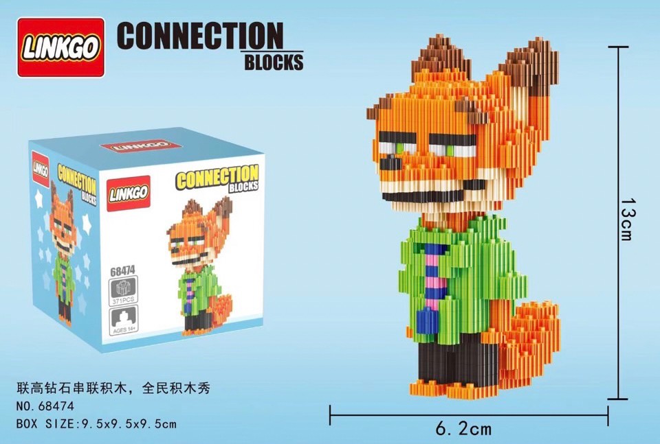 Linkgo 68441-68446 , 68469-68474 Best Hitz Animation Pooh Snoopy Totoro Kumamon Spongbob Mike Conan My Melody Cinnamoroll Garfield Nick