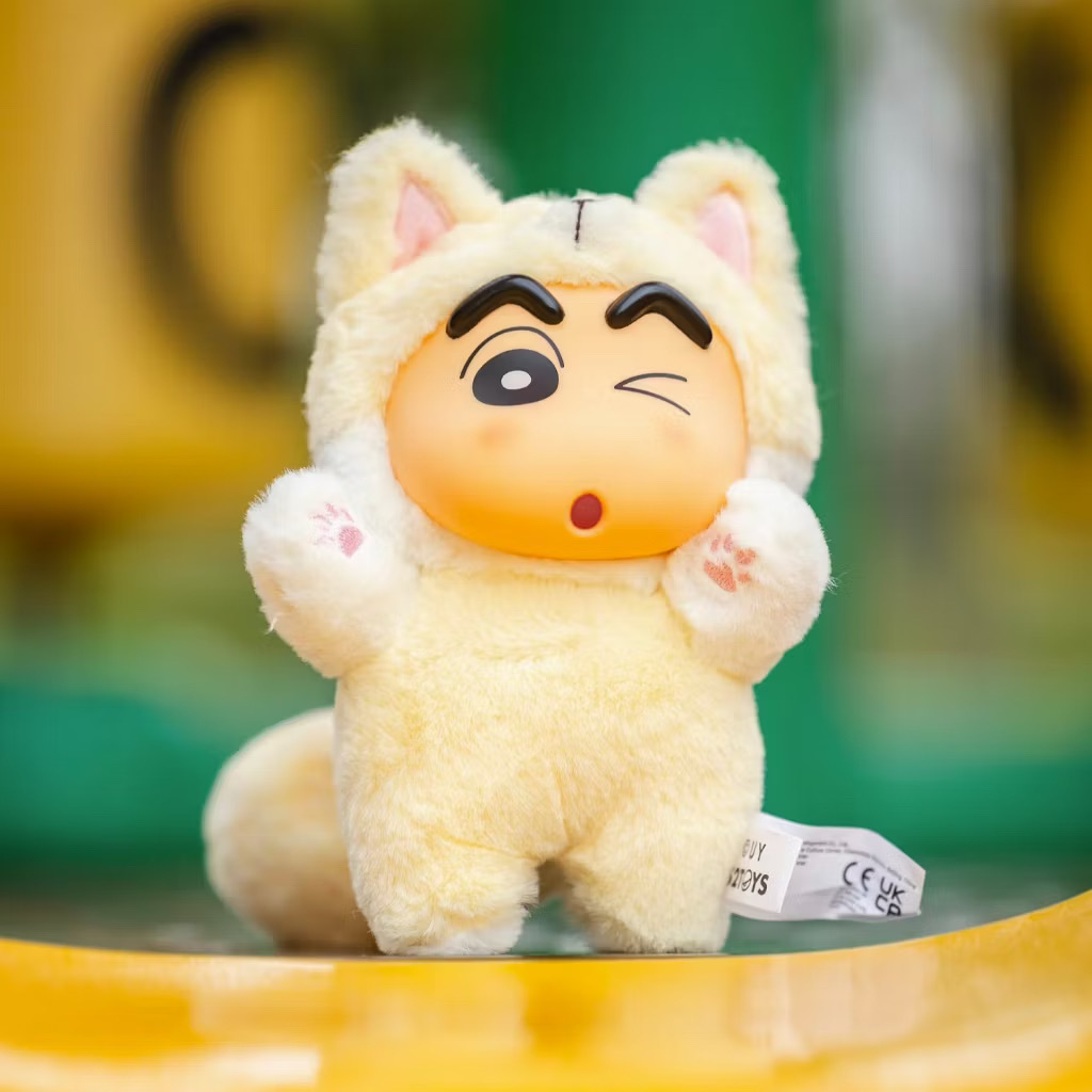 ตุ๊กตาพวงกุญแจ Crayon Shinchan Big Tail Series Plush Pendant Keychain by 52Toys